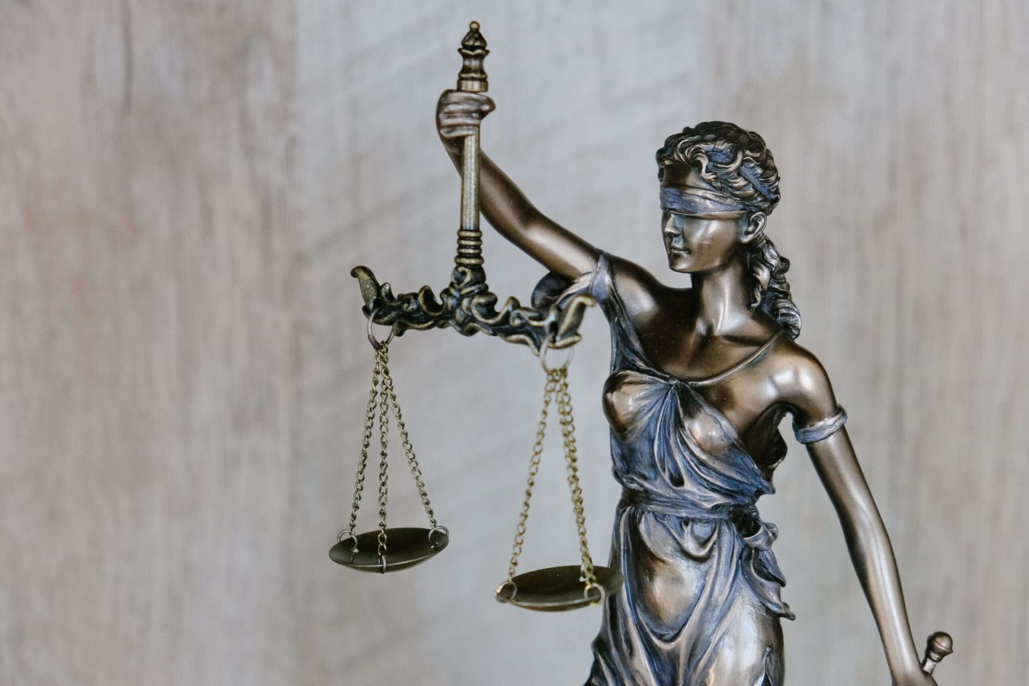 Lady justice statue to represent Bittrex court order
