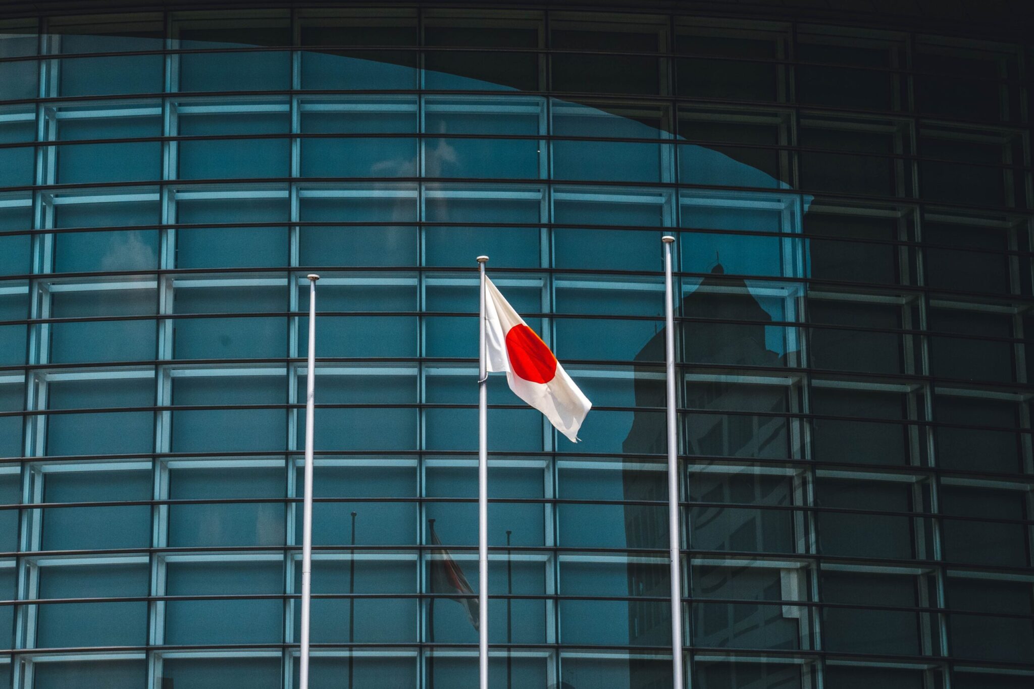 Japan national flag as the country's largest bank MUFG launches stablecoin